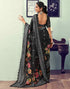 Sudathi Ready To Wear Black Printed Woven Saree